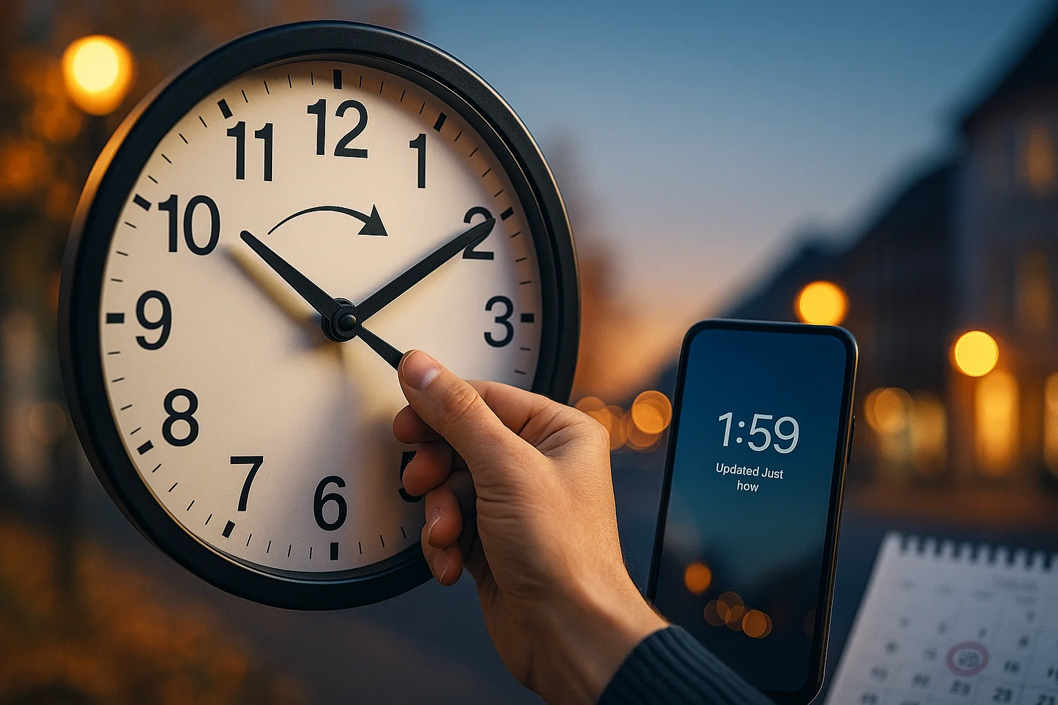 Zeitumstellung 2025: uhrenunstellung an jeder uhr für die winterzeit