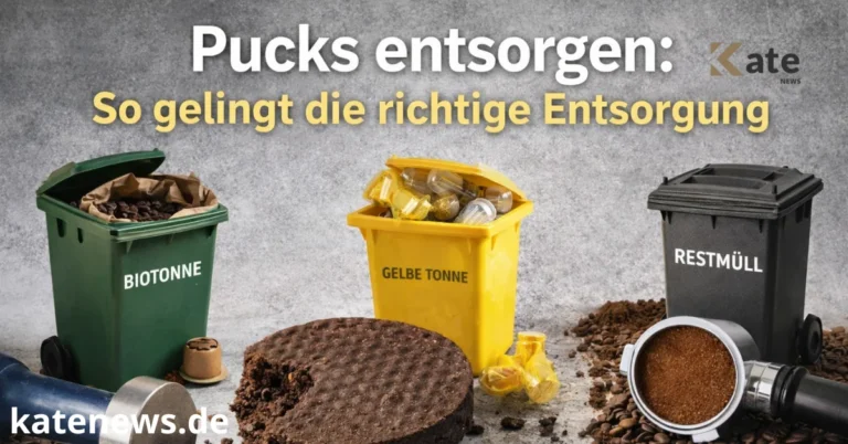 pucks entsorgen