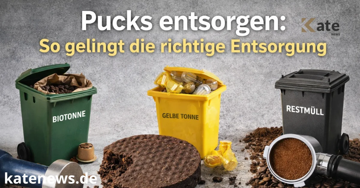 pucks entsorgen
