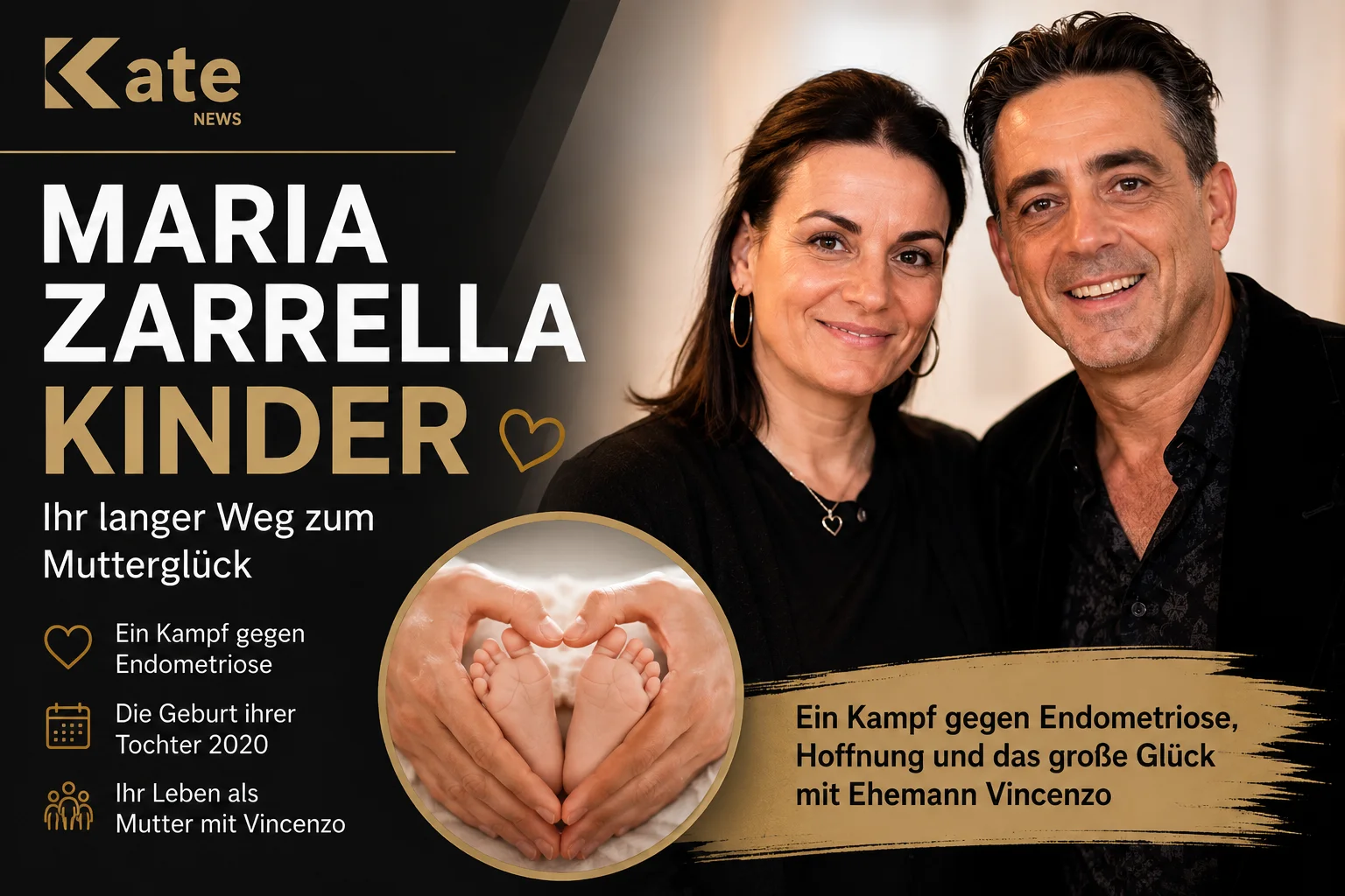 Maria Zarrella Kinder – emotionaler Weg zur Mutterschaft mit Partner Vincenzo